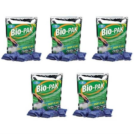 WALEX Walex BIOBLUBG Fresh Mint Scent Blue Bio-Pak Deodorizer; Pack of 50 W62-BIOBLUBG